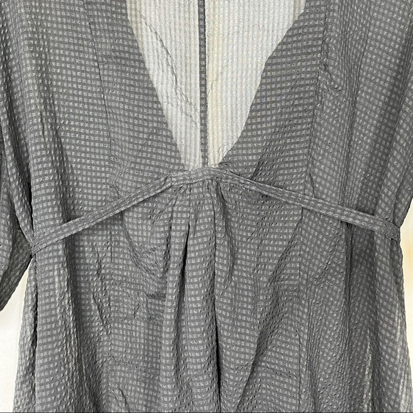 Satrjnsha Paris oversized sheer button down blouse - Picture 7 of 13